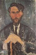 Amedeo Modigliani Leopold Zborowski a la canne (mk38) painting